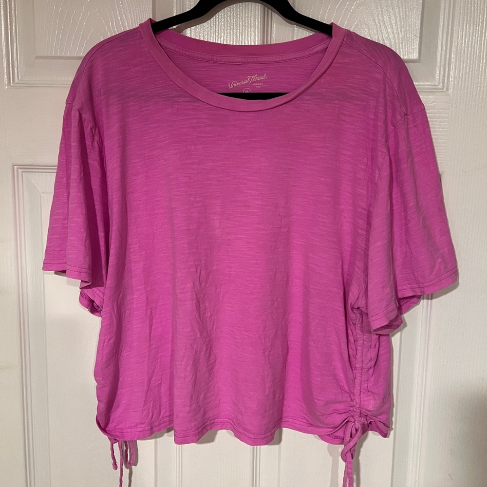 Universal Thread Side Ruched Tee Sz XXL